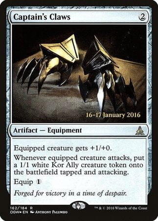Captain's Claws [Oath of the Gatewatch Promos] MTG Single Magic: The Gathering  | Multizone: Comics And Games