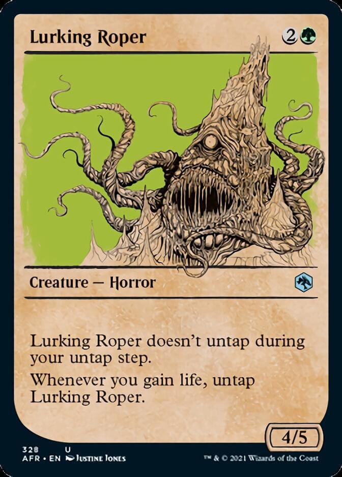 Lurking Roper (Showcase) [Dungeons & Dragons: Adventures in the Forgotten Realms] MTG Single Magic: The Gathering  | Multizone: Comics And Games