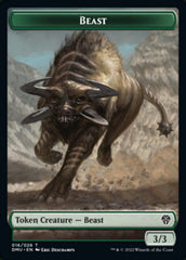 Bird (002) // Beast Double-sided Token [Dominaria United Tokens] MTG Single Magic: The Gathering  | Multizone: Comics And Games