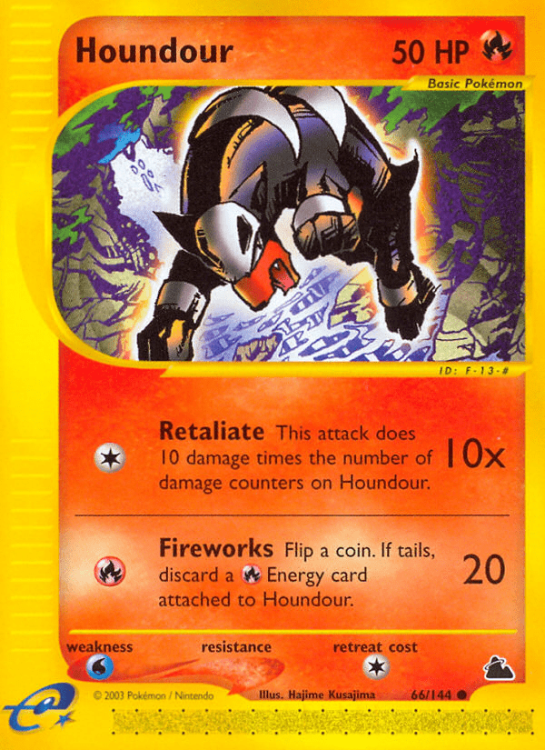 Houndour (66/144) [Skyridge] Pokemon Single Pokémon  | Multizone: Comics And Games