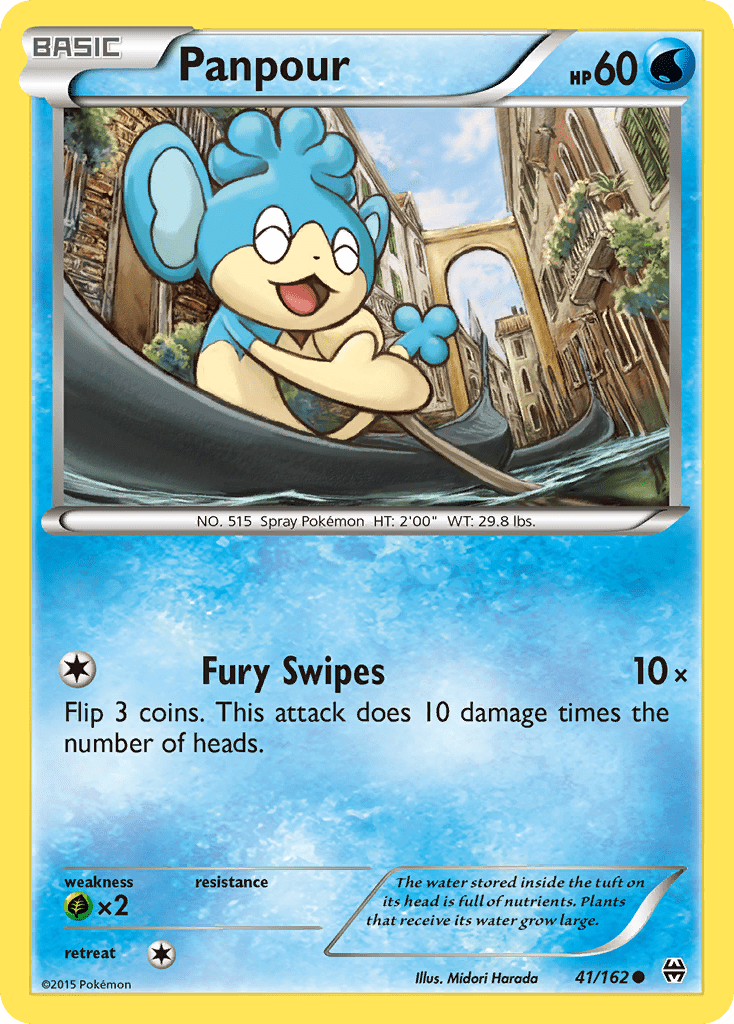Panpour (41/162) [XY: BREAKthrough] Pokemon Single Pokémon  | Multizone: Comics And Games