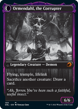 Jerren, Corrupted Bishop // Ormendahl, the Corrupted [Innistrad: Double Feature] MTG Single Magic: The Gathering  | Multizone: Comics And Games