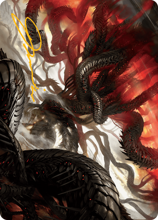 Realmbreaker, the Invasion Tree Art Card (Gold-Stamped Signature) [March of the Machine Art Series] MTG Single Magic: The Gathering  | Multizone: Comics And Games