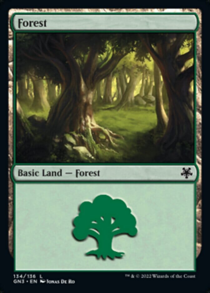 Forest (134) [Game Night: Free-for-All] MTG Single Magic: The Gathering  | Multizone: Comics And Games