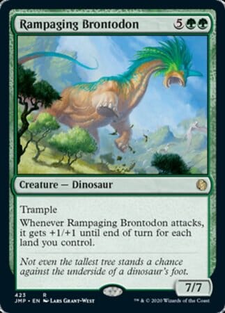 Rampaging Brontodon [Jumpstart] MTG Single Magic: The Gathering  | Multizone: Comics And Games