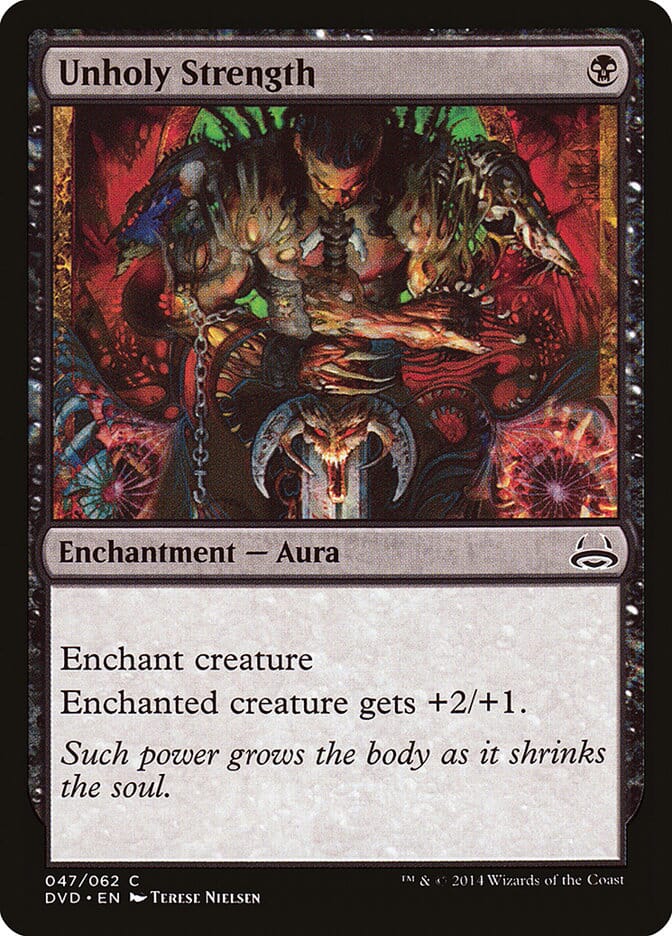 Unholy Strength (Divine vs. Demonic) [Duel Decks Anthology] MTG Single Magic: The Gathering  | Multizone: Comics And Games
