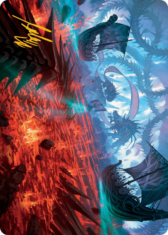 Invasion of Kaldheim Art Card (Gold-Stamped Signature) [March of the Machine Art Series] MTG Single Magic: The Gathering  | Multizone: Comics And Games