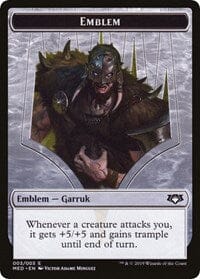 Emblem - Garruk, Apex Predator [Mythic Edition: War of the Spark] MTG Single Magic: The Gathering  | Multizone: Comics And Games