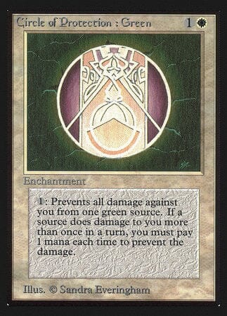 Circle of Protection: Green (IE) [Intl. Collectors’ Edition] MTG Single Magic: The Gathering  | Multizone: Comics And Games