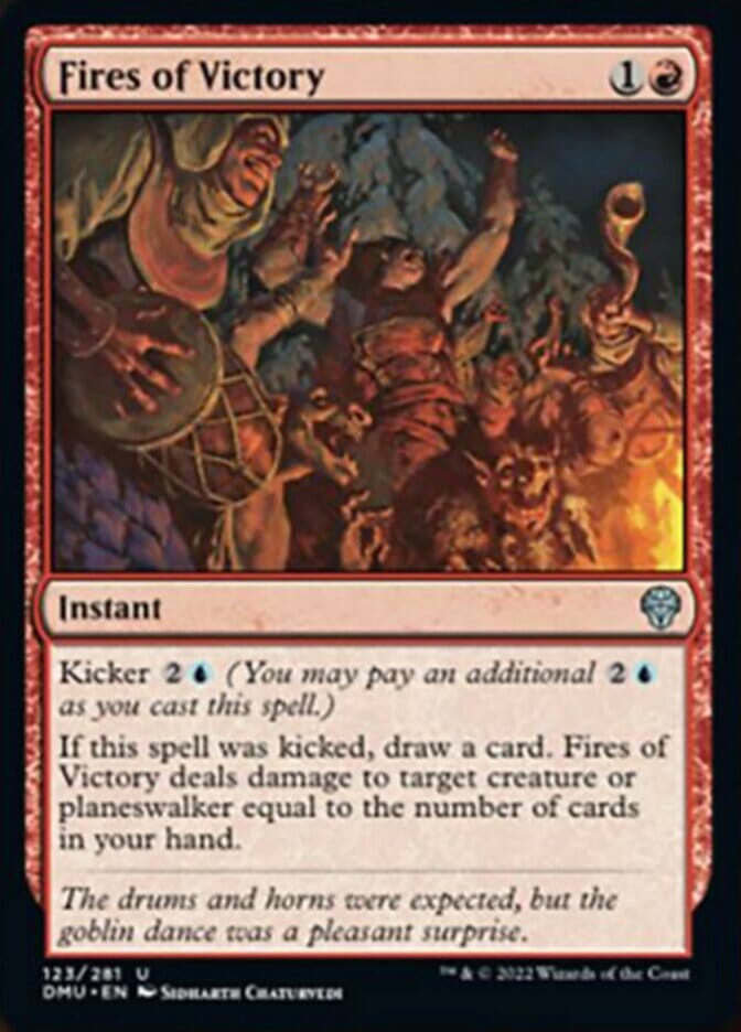 Fires of Victory [Dominaria United] MTG Single Magic: The Gathering  | Multizone: Comics And Games