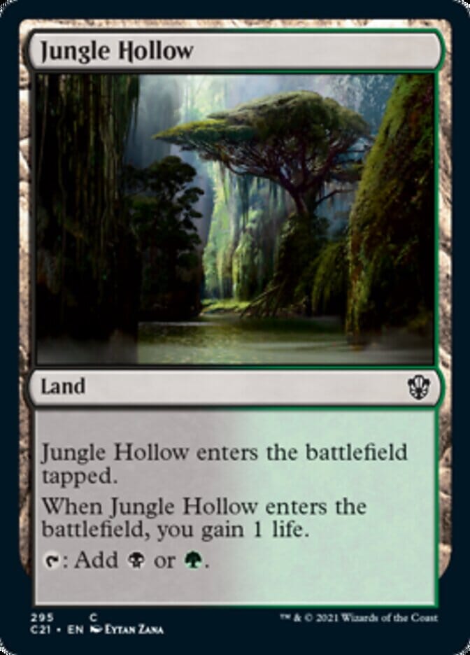 Jungle Hollow [Commander 2021] MTG Single Magic: The Gathering  | Multizone: Comics And Games