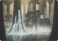 Waterlogged Grove (Art Series) [Art Series: Modern Horizons] MTG Single Magic: The Gathering  | Multizone: Comics And Games