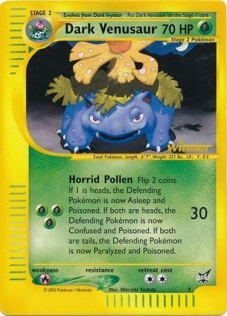 Dark Venusaur (7) (Jumbo Card) [Best of Promos] Pokemon Single Pokémon  | Multizone: Comics And Games
