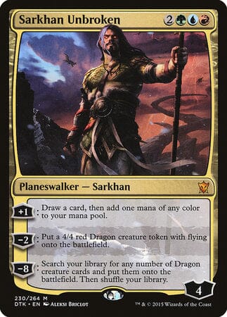 Sarkhan Unbroken [Dragons of Tarkir] MTG Single Magic: The Gathering  | Multizone: Comics And Games