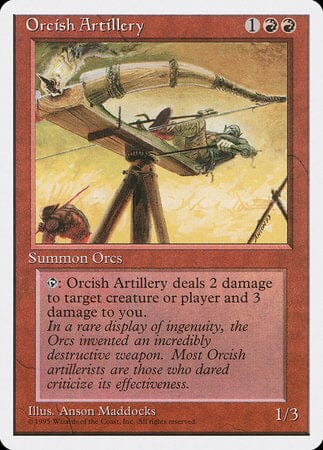 Orcish Artillery [Fourth Edition] MTG Single Magic: The Gathering  | Multizone: Comics And Games