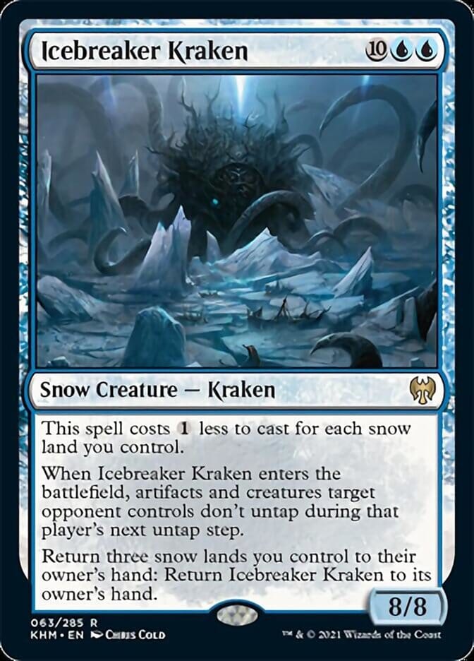 Icebreaker Kraken [Kaldheim] MTG Single Magic: The Gathering  | Multizone: Comics And Games