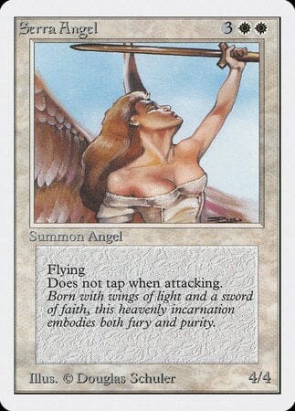 Serra Angel [Unlimited Edition] MTG Single Magic: The Gathering  | Multizone: Comics And Games