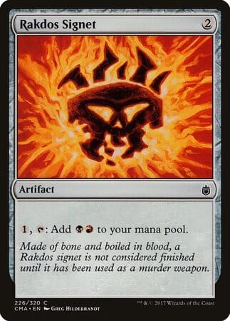Rakdos Signet [Commander Anthology] MTG Single Magic: The Gathering  | Multizone: Comics And Games