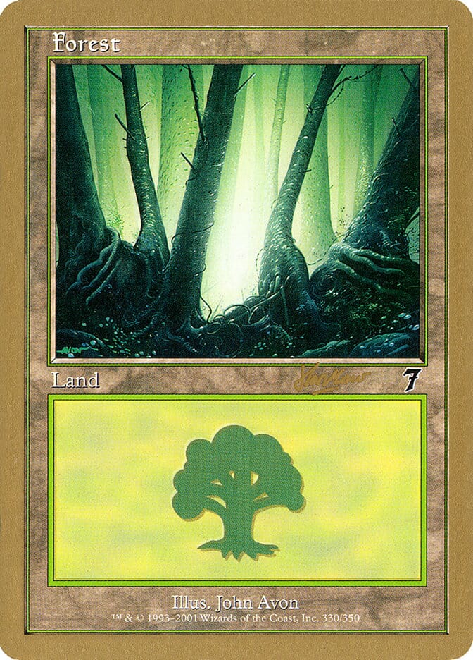 Forest (shh330) (Sim Han How) [World Championship Decks 2002] MTG Single Magic: The Gathering  | Multizone: Comics And Games