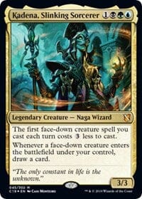 Kadena, Slinking Sorcerer (Commander 2019) [Oversize Cards] MTG Single Magic: The Gathering  | Multizone: Comics And Games