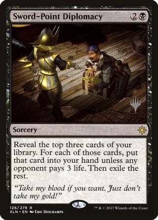 Sword-Point Diplomacy [Ixalan Promos] MTG Single Magic: The Gathering  | Multizone: Comics And Games