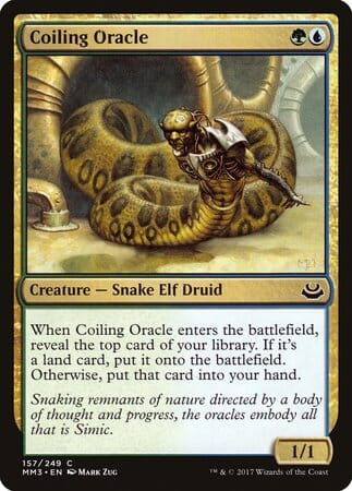 Coiling Oracle [Modern Masters 2017] MTG Single Magic: The Gathering  | Multizone: Comics And Games