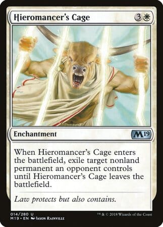 Hieromancer's Cage [Core Set 2019] MTG Single Magic: The Gathering  | Multizone: Comics And Games