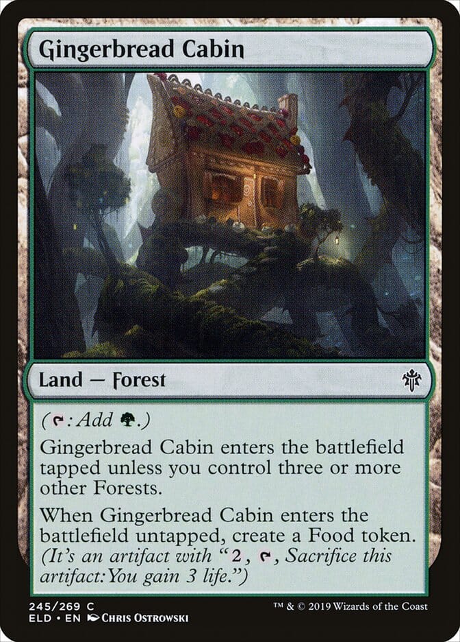 Gingerbread Cabin [Throne of Eldraine] MTG Single Magic: The Gathering  | Multizone: Comics And Games