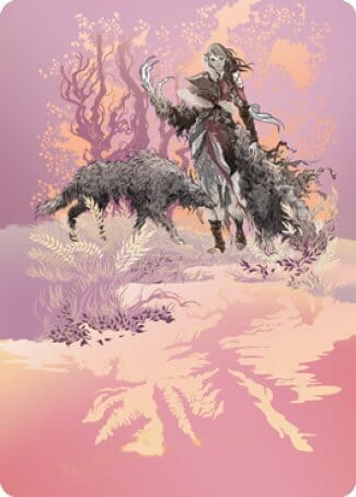 Arlinn, the Pack's Hope 2 Art Card [Innistrad: Midnight Hunt Art Series] MTG Single Magic: The Gathering  | Multizone: Comics And Games