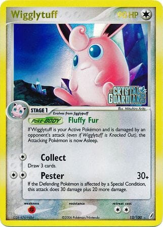 Wigglytuff (13/100) (Stamped) [EX: Crystal Guardians] Pokemon Single Pokémon  | Multizone: Comics And Games