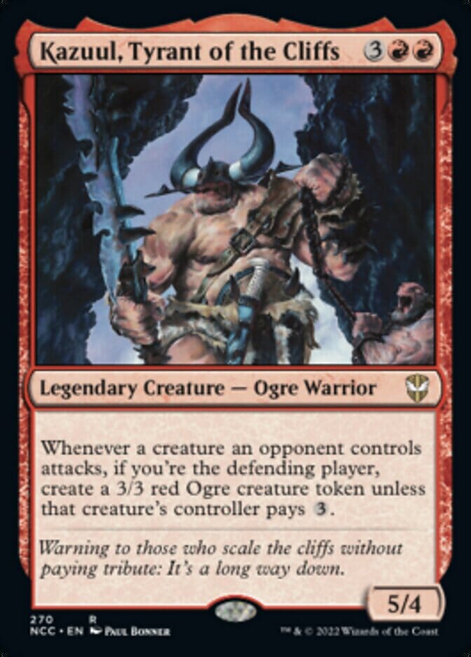 Kazuul, Tyrant of the Cliffs [Streets of New Capenna Commander] MTG Single Magic: The Gathering  | Multizone: Comics And Games