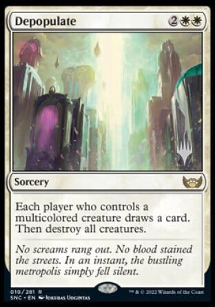 Depopulate (Promo Pack) [Streets of New Capenna Promos] MTG Single Magic: The Gathering  | Multizone: Comics And Games