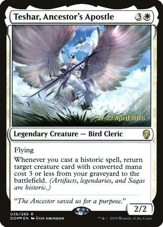 Teshar, Ancestor's Apostle [Dominaria Promos] MTG Single Magic: The Gathering  | Multizone: Comics And Games