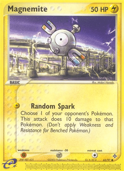 Magnemite (62/97) [EX: Dragon] Pokemon Single Pokémon  | Multizone: Comics And Games