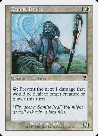 Samite Healer [Seventh Edition] MTG Single Magic: The Gathering  | Multizone: Comics And Games