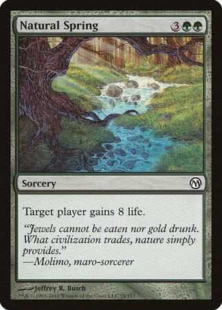 Natural Spring [Duels of the Planeswalkers] MTG Single Magic: The Gathering  | Multizone: Comics And Games