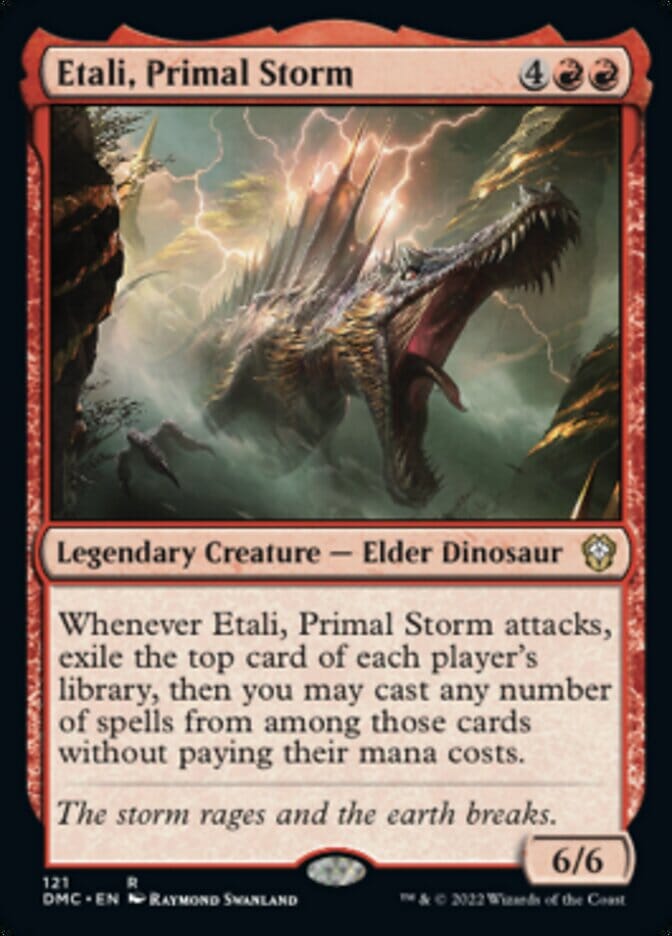 Etali, Primal Storm [Dominaria United Commander] MTG Single Magic: The Gathering  | Multizone: Comics And Games