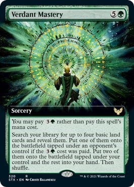 Verdant Mastery (Extended) [Strixhaven: School of Mages] MTG Single Magic: The Gathering  | Multizone: Comics And Games