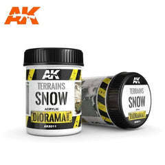 AK Interactive: Diorama Series - 100ml Hobby Ak Interactive AK Interactive Terrains Snow - 250ml (Acrylic)  | Multizone: Comics And Games