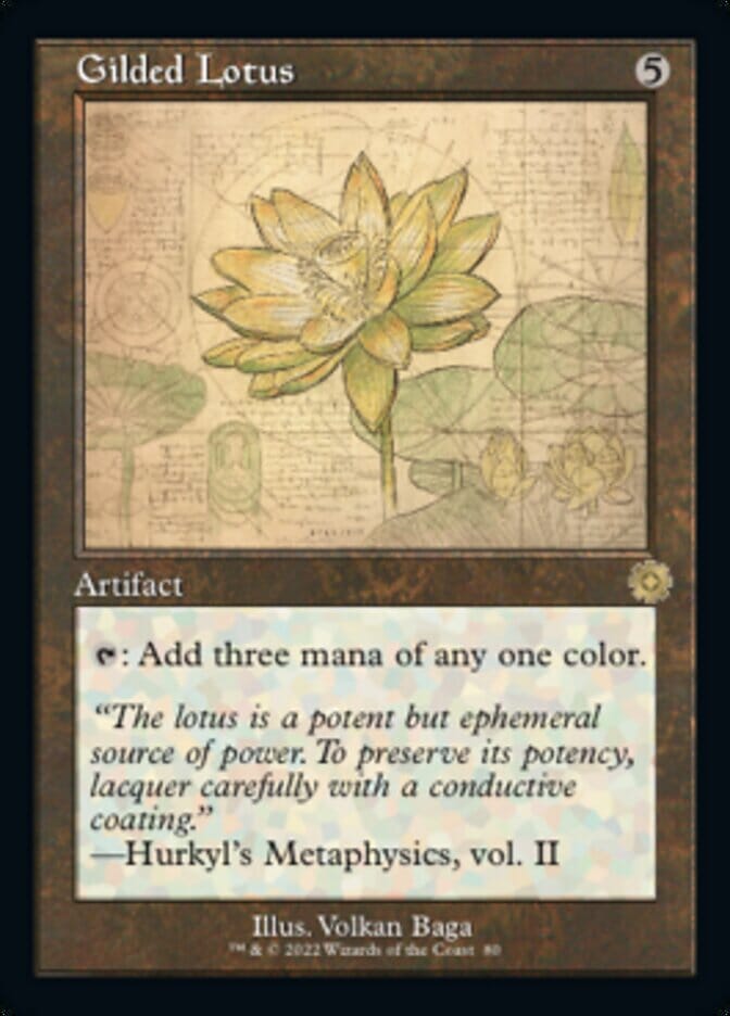 Gilded Lotus (Retro Schematic) [The Brothers' War Retro Artifacts] MTG Single Magic: The Gathering  | Multizone: Comics And Games