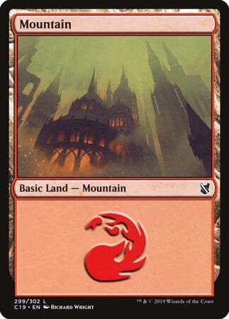 Mountain (299) [Commander 2019] MTG Single Magic: The Gathering  | Multizone: Comics And Games