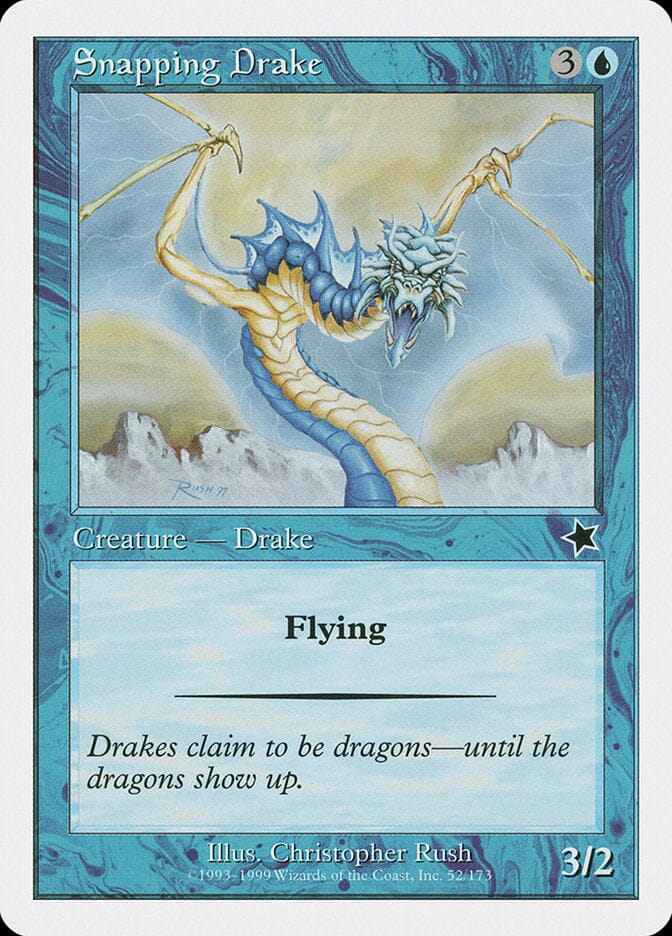 Snapping Drake [Starter 1999] MTG Single Magic: The Gathering  | Multizone: Comics And Games