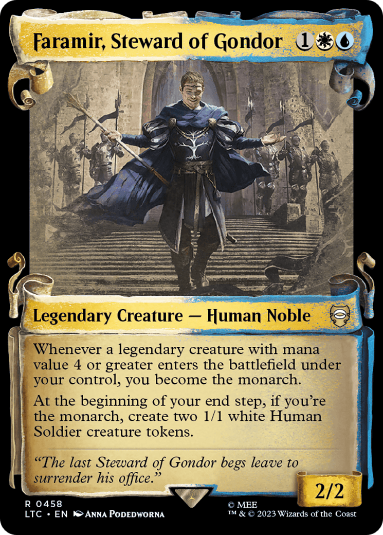 Faramir, Steward of Gondor [The Lord of the Rings: Tales of Middle-Earth Commander Showcase Scrolls] MTG Single Magic: The Gathering  | Multizone: Comics And Games