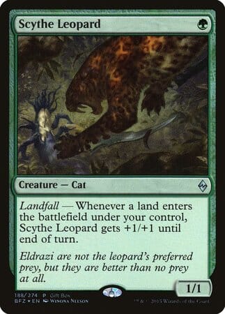 Scythe Leopard [Battle for Zendikar Promos] MTG Single Magic: The Gathering  | Multizone: Comics And Games