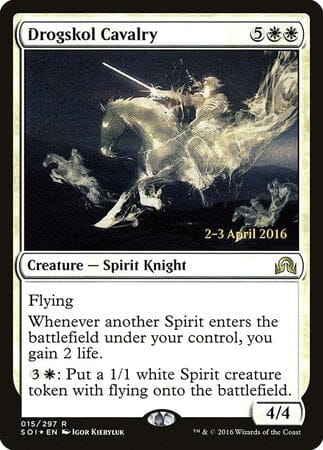 Drogskol Cavalry [Shadows over Innistrad Promos] MTG Single Magic: The Gathering  | Multizone: Comics And Games