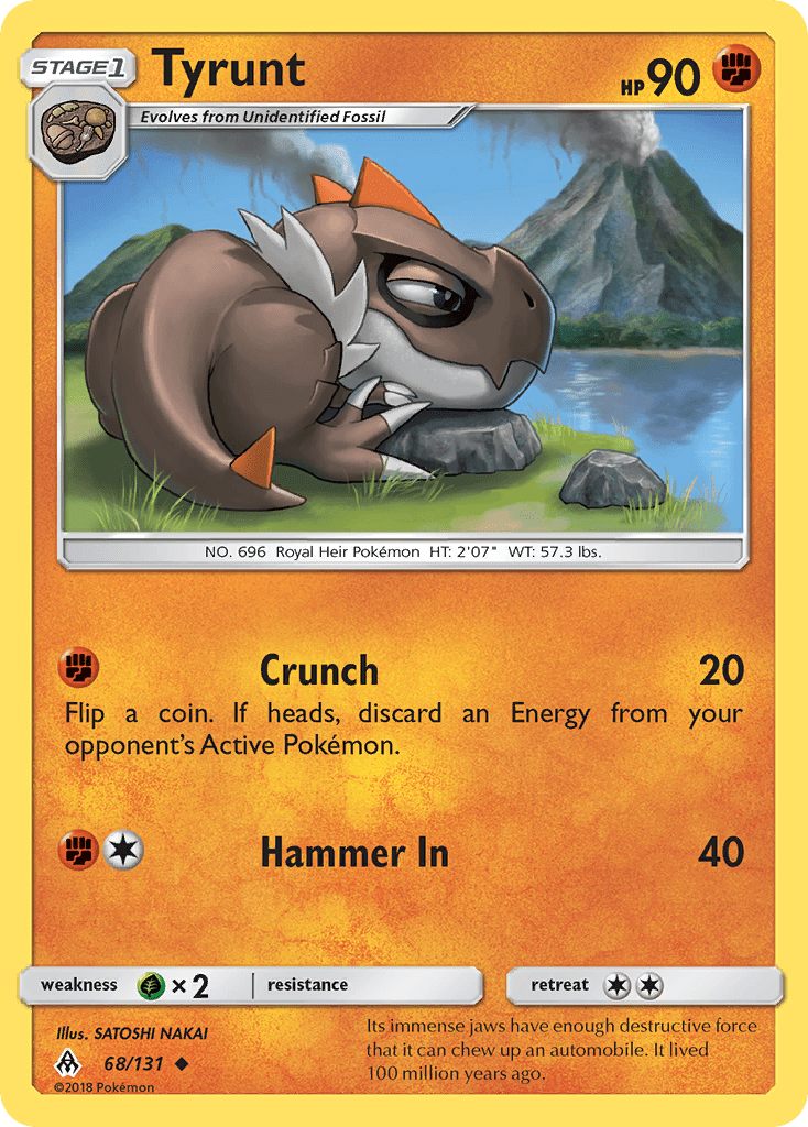 Tyrunt (68/131) [Sun & Moon: Forbidden Light] Pokemon Single Pokémon  | Multizone: Comics And Games