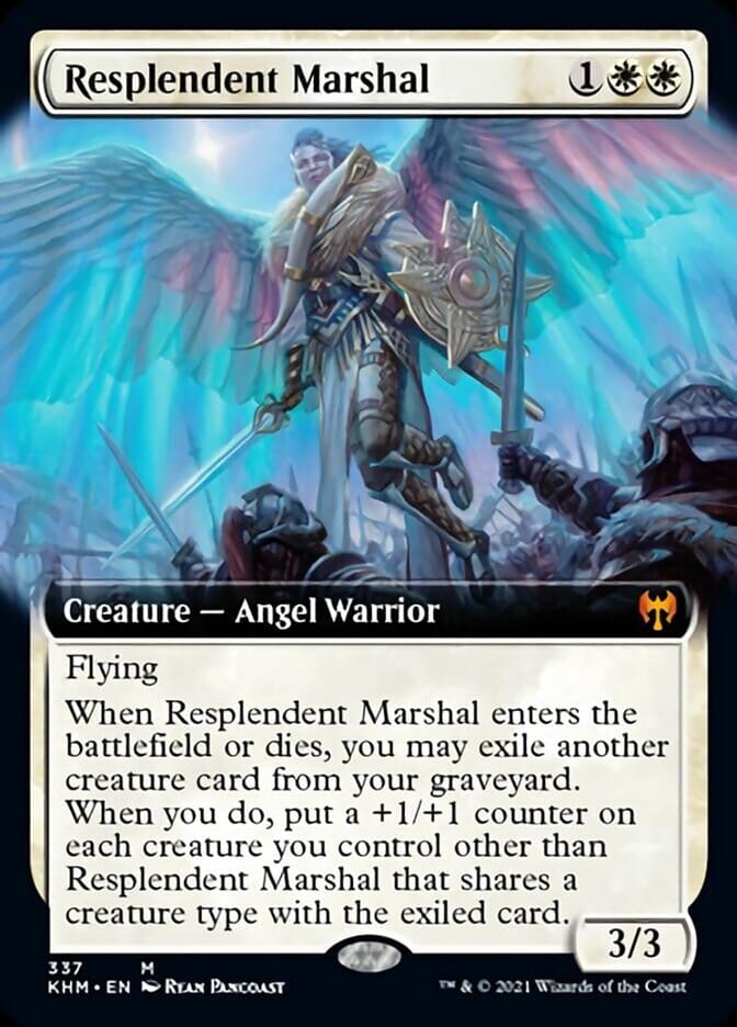 Resplendent Marshal (Extended Art) [Kaldheim] MTG Single Magic: The Gathering  | Multizone: Comics And Games