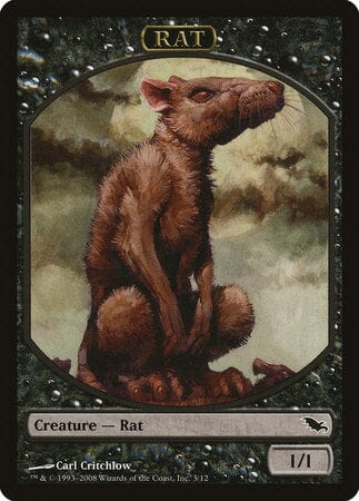 Rat Token [Shadowmoor Tokens] MTG Single Magic: The Gathering  | Multizone: Comics And Games