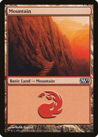 Mountain (244) [Magic 2012] MTG Single Magic: The Gathering  | Multizone: Comics And Games