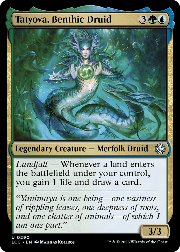 Tatyova, Benthic Druid [The Lost Caverns of Ixalan Commander] MTG Single Magic: The Gathering  | Multizone: Comics And Games